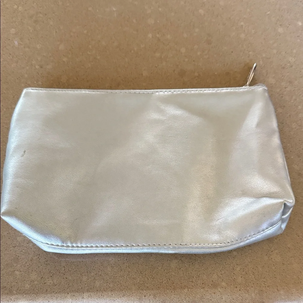 Lancome Elegant Silver Cosmetic Bag - Picture 3 of 6